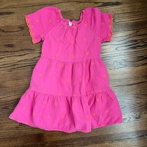 Cat and Jack Pink and Orange Kids Dress XL